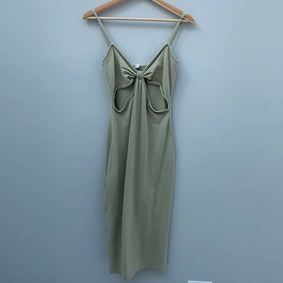 Women Cut Out Midi Dress Gaia Style - Picture 3 of 11